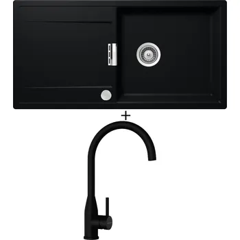 Granitový dřez Granitový dřez SET Schock MONO D-100L Puro + Schock KAVUS 559027 Puro