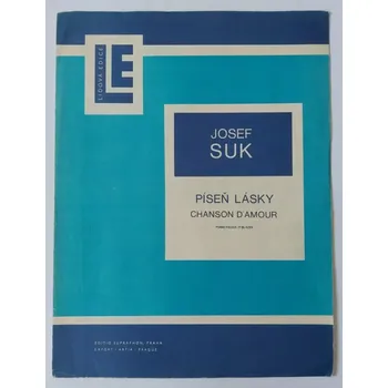 Josef Suk - Píseň Lásky klavír