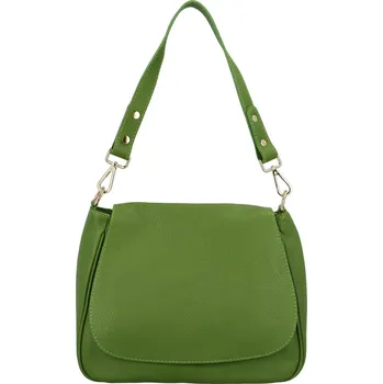 Dámska kožená crossbody světle zelená - Delami Yvette zelená