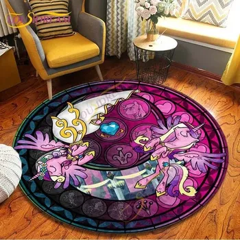 Koberec Kulatý koberec s motivem jednorožce - 20,60 cm