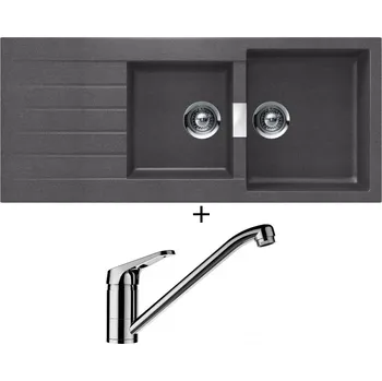 Granitový dřez Granitový dřez SET Schock SIGNUS D-200 Stone + Schock COSMO 525001 chrom