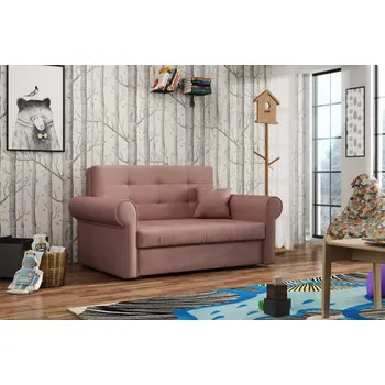 Obývací stěna Rozkládací křeslo Vivian Silver II Kronos tm. růžová