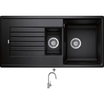 Granitový dřez Granitový dřez SET Blanco ZIA 6 S antracit 514748 + Blanco MIDA-S chrom 521454