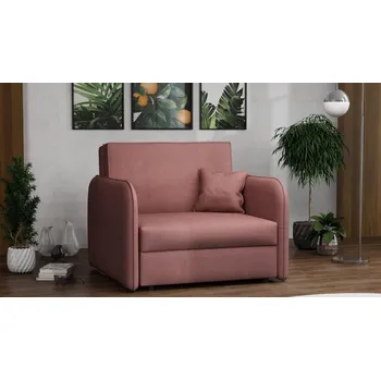 Obývací stěna Rozkládací křeslo Vivian Loft I Mono růžová