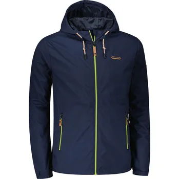 Pánská casual bunda Pánská bunda ALTISPORT CARLEY TMAVĚ MODRÁ/ZELENÁ XL