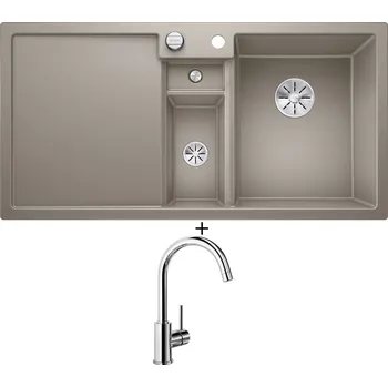 Granitový dřez Granitový dřez SET Blanco COLLECTIS 6 S tartufo 523351 + Blanco MIDA chrom 517742