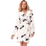 Dámský župan Crazy ecru L&L Barva/Velikost: šampaň / S/M