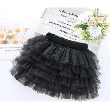 Dívčí sukně Baletní tutu sukně pro děti i maminky - Černá,12-15 let x 40 cm