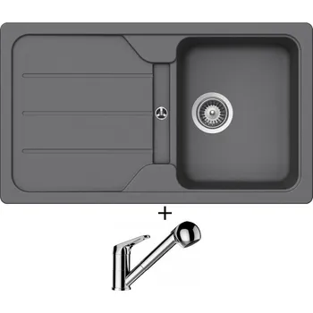 Granitový dřez Granitový dřez SET Schock FORMHAUS D-100 Croma + Schock COSMO 525122 chrom