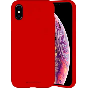Pouzdro na mobilní telefon Mercury Ochranný kryt pro iPhone XS / X - Mercury, Silicone Red