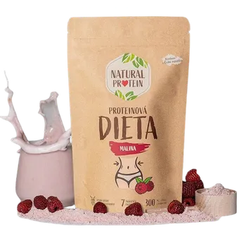 NaturalProtein Proteinová dieta malina 350 g