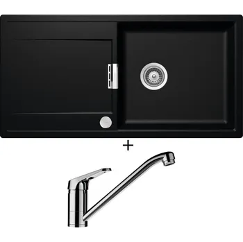 Granitový dřez Granitový dřez SET Schock MONO D-100L Magma + Schock COSMO 525001 chrom