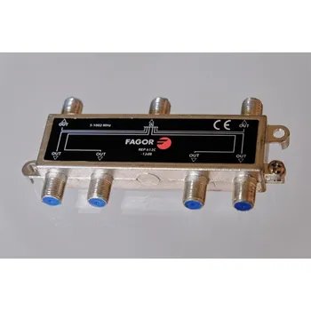 Anténní zesilovač Fagor REP-612C rozbočovač 5-1000 MHz, 6 výst. 11 dB