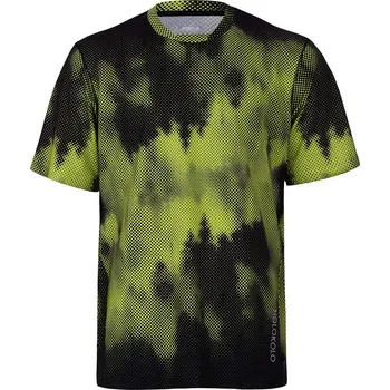 cyklistický dres HOLOKOLO Cyklistický dres s krátkým rukávem - NIGHTFALL MTB - žlutá/černá XS