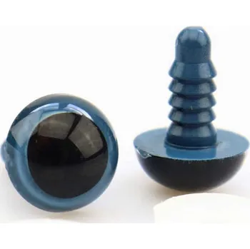 Pro Háčkování Oči bezpečnostní 12 mm šedomodré Počet: 1 pár