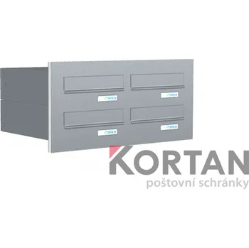 Poštovní schránka Poštovní schránka B-046 - do dveřního panelu - lakovaná RAL 8003 - antuková hnědá