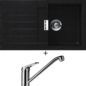 Granitový dřez Granitový dřez SET Schock SIGNUS D-100 Puro + Schock COSMO 525001 chrom