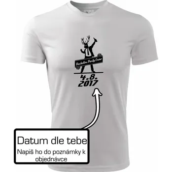 Pánské tričko Bachelor Crew - Pánské triko Fantasy sportovní (dresovina) - S ( Bílá )