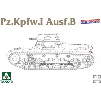 Plastikový model Takom 1/35 Pz.Kpfw. I Ausf. B - Limited Edition