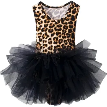 Dívčí šaty Dívčí baletní šaty pro princezny - Leopard,51 x 53 cm