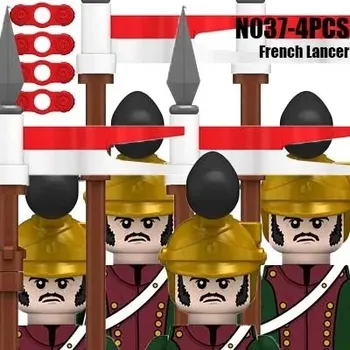 Stavebnice LEGO Komponenty k vojenské stavebnici | styl Lego - N037-4PCS