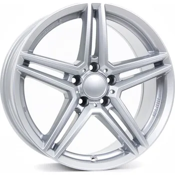 Alu kolo RIAL M10 9.5X19 5X112 ET25/66.5 stříbrná (Pneu Rial 9,5/-19)