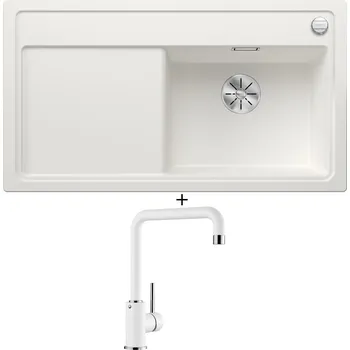 Granitový dřez Granitový dřez SET Blanco ZENAR 5 S bílá 523938 + Blanco MILI bílá 523107