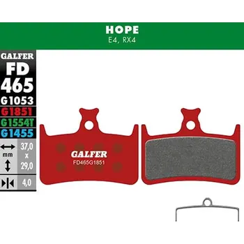 Sport Brzdové destičky Galfer Advanced FD465 G1851 Hope FD465G1851 - Odesíláme do 24 hodin