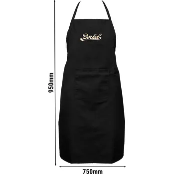 Kuchyňská zástěra G.Gastro BERKEL | Zástěra - černá