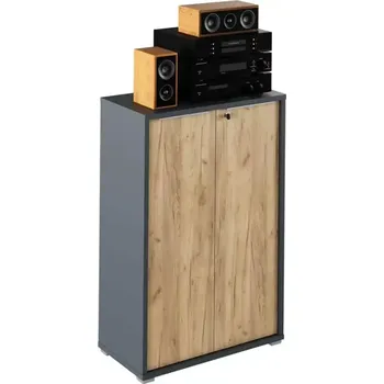 Komoda Komoda RIOMA NEW TYP 09 - grafit / dub artisan - SLEVA 3% s kodem radost25