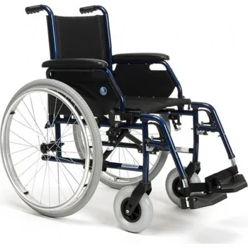 Invalidní vozík Vozík mechanický standardní JAZZ S50—Šířka sedu 46 cm, plná kola