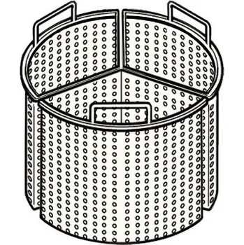 Pec na pizzu G.Gastro 3x 1/3 Koš pro varný kotel o objemu 100L