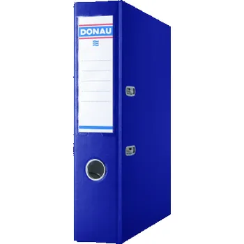 Kancelářské potřeby Pořadač A4 pákový Donau Master PP - hřbet 7,5 cm / tm.modrá