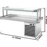 G.Gastro Vestavěná chladicí deska - 1,5 m - řada D