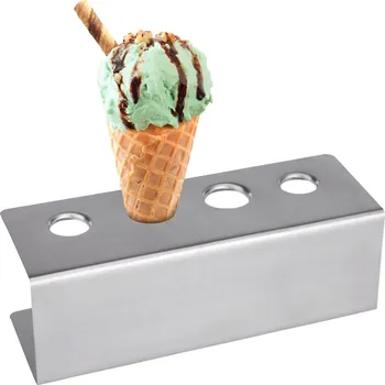 Vinotéka G.Gastro Držák kornoutů na zmrzlinu se 4 otvory