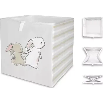 úložný prostor na hračky Úložná krabice bunny brothers, 32x32 cm - SLEVA 3% s kodem radost25