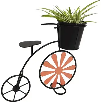 Květináč RETRO květináč ve tvaru kola Semil - bordó / černá - SLEVA 3% s kodem radost25
