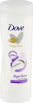 Tělové mléko DOVE Body Love Night Renew noční tělové mléko pro regeneraci pokožky 400 ml