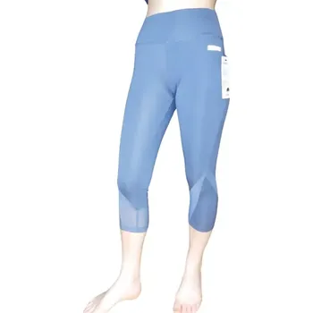 Dámské legíny Dámské 3/4 funkční legíny Elevek D780-8, šedomodré