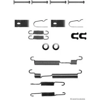 Brzdová čelist Sada prislusenstvi, brzdove celisti HERTH+BUSS JAKOPARTS J3564000