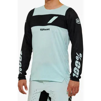 Cyklistické oblečení 100 PROCENT VÝVýprodej MTB CYKLISTICKÝ DRES R-CORE X LE BLEDĚ MODRÁ BARVA ČERNÁ/MODRÁ VELIKOST XL