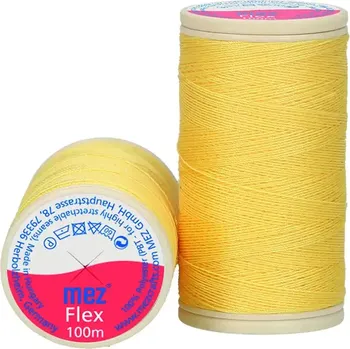 Nit Elastická polyesterová nit 4294 Žlutá (MEZ FLEX 120)