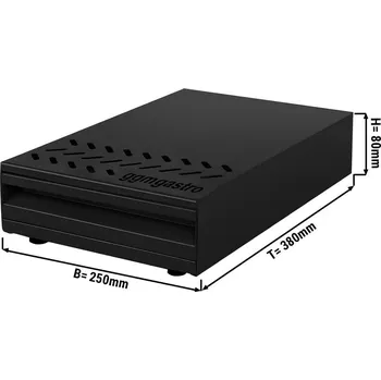 Náhradní díl pro kávovar G.Gastro Zásuvka na kávovou sedlinu - jednoduchá - 380x250x800mm - s odklepávačem