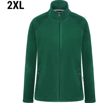 Dámská softshellová bunda G.Gastro KARLOWSKY | Dámská fleecová bunda Warm-Up - lesní zelená - velikost: XXL