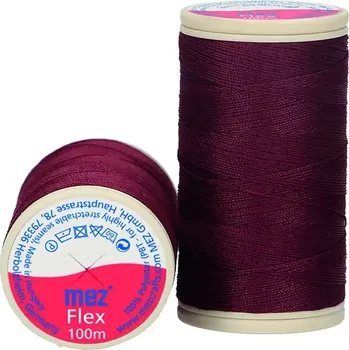 Nit Elastická polyesterová nit 9106 Marron (MEZ FLEX 120)