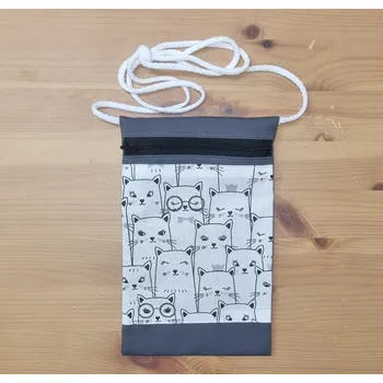 omalovánky Vybarvovací taška přes rameno - kočky Barva: Šedá