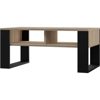 Konferenční stolek Sava 2 dub sonoma/černá