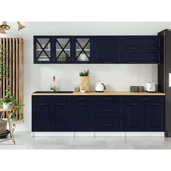 Kuchyňská linka Kuchyňská linka Tyra 260 tmavě modrá MAT - doprava zdarma - SLEVA 3% s kodem radost25