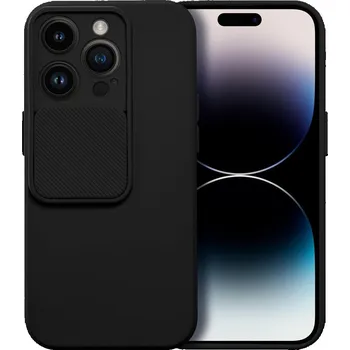 Pouzdro na mobilní telefon Beweare SLIDE kryt s krytkou na čočku na iPhone XR - černý
