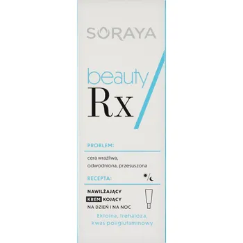 Pleťový krém Soraya Beauty RX hydratační zklidňující krém na obličej na den i noc, 50 ml